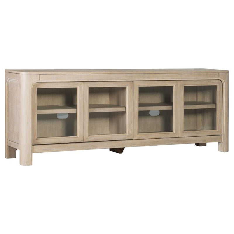 Solano 71-inch 2-door TV Stand Media Console Weathered Mango