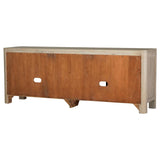 Solano 71-inch 2-door TV Stand Media Console Weathered Mango | Brown | Weathered Mango | 723483