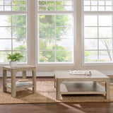 Solano 2-piece Square Coffee Table Set Weathered Mango | Brown | Weathered Mango | 723488-S2