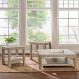 Solano 3-piece Square Coffee Table Set Weathered Mango | Brown | Weathered Mango | 723488-S3