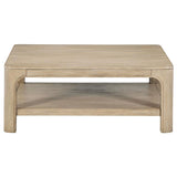 Solano Square Wood Cocktail Coffee Table Weathered Mango | Full | Brown | Weathered Mango | 723488