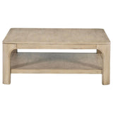 Solano Square Wood Cocktail Coffee Table Weathered Mango | Full | Brown | Weathered Mango | 723488