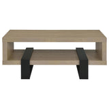 Dinard Engineered Wood Cocktail Coffee Table Latte | King | Beige | Latte | 723688