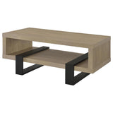 Dinard Engineered Wood Cocktail Coffee Table Latte | King | Beige | Latte | 723688