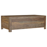Esther 6-drawer Solid Wood Coffee Table Natural Sheesham | Brown | Natural | 723888