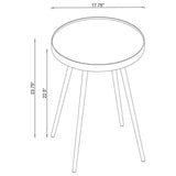 Kaelyn 3-piece Round Coffee and End Table Set Gold | Gold | 723918-S2