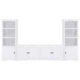 Laughlin 3-piece Entertainment Center TV Stand White | Full | White | 724113-SET