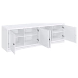 Laughlin 3-piece Entertainment Center TV Stand White | Full | White | 724113-SET