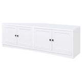 Laughlin 3-piece Entertainment Center TV Stand White | Full | White | 724113-SET
