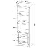 Laughlin 3-piece Entertainment Center TV Stand White | Full | White | 724113-SET