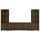 Laughlin 3-piece Entertainment Center TV Stand Dark Pine | Full | Brown | Dark Pine | 724123-SET