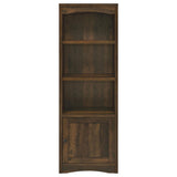 Laughlin 4-shelf Engineered Wood Media Tower Dark Pine | Brown | Dark Pine | 724124
