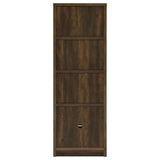 Laughlin 4-shelf Engineered Wood Media Tower Dark Pine | Brown | Dark Pine | 724124