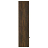 Laughlin 4-shelf Engineered Wood Media Tower Dark Pine | Brown | Dark Pine | 724124