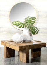 Samira Square Solid Wood Coffee Table Natural Sheesham | King | Brown | Natural Sheesham | 724138