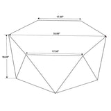 Zalika Hexagonal Solid Mango Wood Coffee Table Natural | King | Brown | Natural | 724188