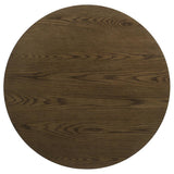 Kessler Round Sculptural Wood Coffee Table Brown | Brown | 735998