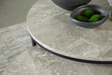 Lainey 2-piece Round Faux Marble Nesting Coffee Table Grey | Grey | Grey Faux Marble | 736028