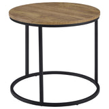 Lainey Round Occasional Side End Table Mango | Black | Mango | 736037
