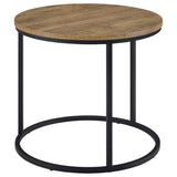 Lainey Round Occasional Side End Table Mango | Black | Mango | 736037