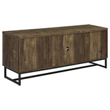 Myles 2-door Engineered Wood 60-inch TV Stand Rustic Oak | Brown | Rustic Oak | 736052