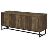 Myles 2-door Engineered Wood 60-inch TV Stand Rustic Oak | Brown | Rustic Oak | 736052