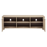 Marcelo 71-inch TV Stand Media Console Light Elm | Yellow | Light Elm | 736053