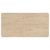 Marcelo Wood Coffee Table with 2 Drawers and Shelf Light Elm | Full | Beige | Light Elm | 736058