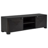 Marcelo 71-inch TV Stand Media Console Coffee | Black | Coffee | 736063