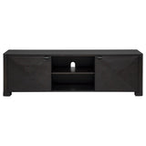 Marcelo 71-inch TV Stand Media Console Coffee | Black | Coffee | 736063