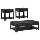 Marcelo 3-piece Coffee Table Set with Storage Coffee | 3-piece | 736068-S3