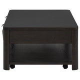Marcelo Wood Coffee Table with 2 Drawers and Shelf Coffee | Full | Brown | Coffee | 736068