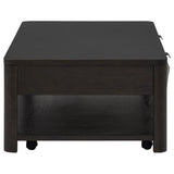 Marcelo Wood Coffee Table with 2 Drawers and Shelf Coffee | Full | Brown | Coffee | 736068