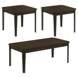 Amaro 3-piece Coffee and End Table Set Dark Brown | King | Brown | Dark Brown | 736184