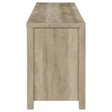Madra 2-door Engineered Wood 79-inch TV Stand Distressed Pine | Brown | Distressed Pine | 736263