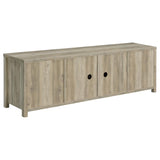 Madra 2-door Engineered Wood 79-inch TV Stand Distressed Pine | Brown | Distressed Pine | 736263