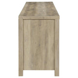 Madra 2-door Engineered Wood 79-inch TV Stand Distressed Pine | Brown | Distressed Pine | 736263