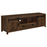 Madra 2-door Engineered Wood 79-inch TV Stand Dark Pine | Brown | Dark Pine | 736273