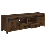 Madra 2-door Engineered Wood 79-inch TV Stand Dark Pine | Brown | Dark Pine | 736273