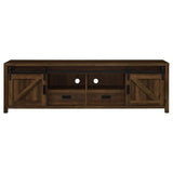Madra 2-door Engineered Wood 79-inch TV Stand Dark Pine | Brown | Dark Pine | 736273