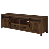 Madra 2-door Engineered Wood 79-inch TV Stand Dark Pine | Brown | Dark Pine | 736273