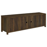 Madra 2-door Engineered Wood 79-inch TV Stand Dark Pine | Brown | Dark Pine | 736273