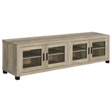 Sachin 3-piece 79-inch TV Entertainment Center Antique Pine | King | Brown | Distressed Pine | 736283-SET