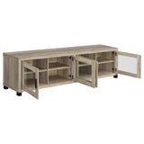 Sachin 3-piece 79-inch TV Entertainment Center Antique Pine | King | Brown | Distressed Pine | 736283-SET