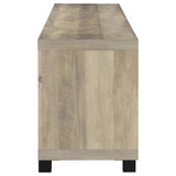 Sachin 3-piece 79-inch TV Entertainment Center Antique Pine | King | Brown | Distressed Pine | 736283-SET