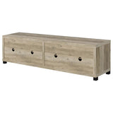 Sachin 3-piece 79-inch TV Entertainment Center Antique Pine | King | Brown | Distressed Pine | 736283-SET
