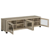 Sachin 4-door Engineered Wood 79-inch TV Stand Distressed Pine | Brown | Distressed Pine | 736283