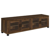 Sachin 4-door Engineered Wood 79-inch TV Stand Dark Pine | Brown | Dark Pine | 736293