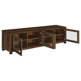 Sachin 4-door Engineered Wood 79-inch TV Stand Dark Pine | Brown | Dark Pine | 736293