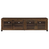Sachin 4-door Engineered Wood 79-inch TV Stand Dark Pine | Brown | Dark Pine | 736293